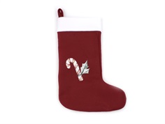 Name It jester red candy cane Christmas sock